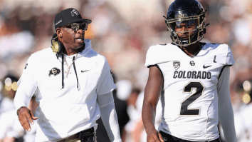 Deion Sanders Trashes Son Shedeur Sanders In Front Of His Teammates After ‘Horrible’ Practice Performance