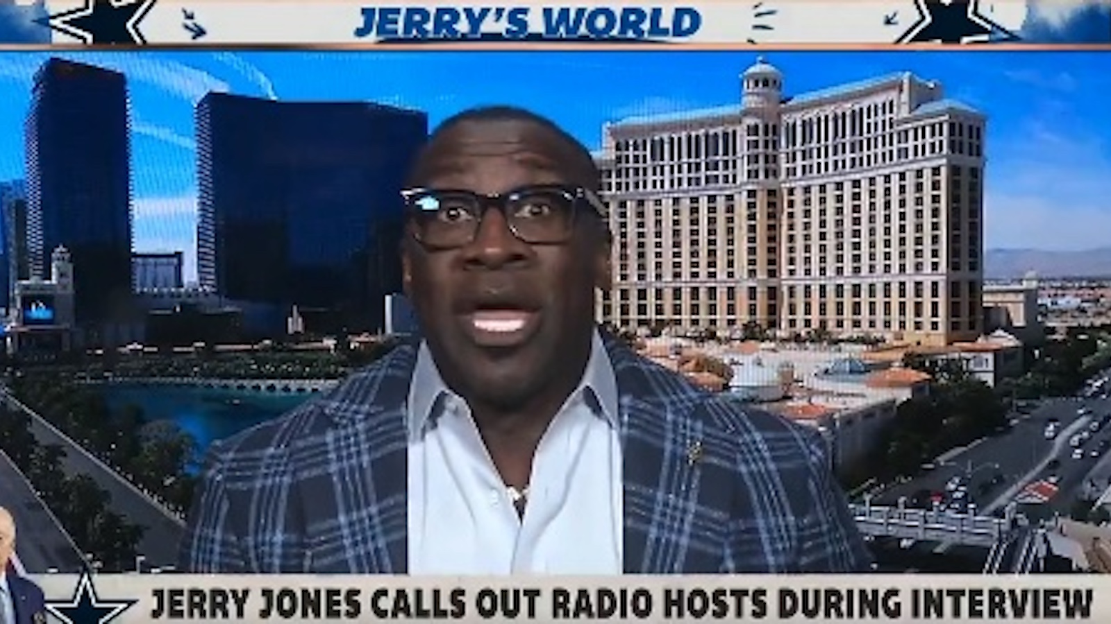 shannon sharpe jerry jones first take