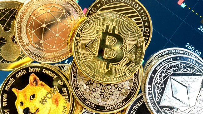 Cryptocurrency on Binance trading app