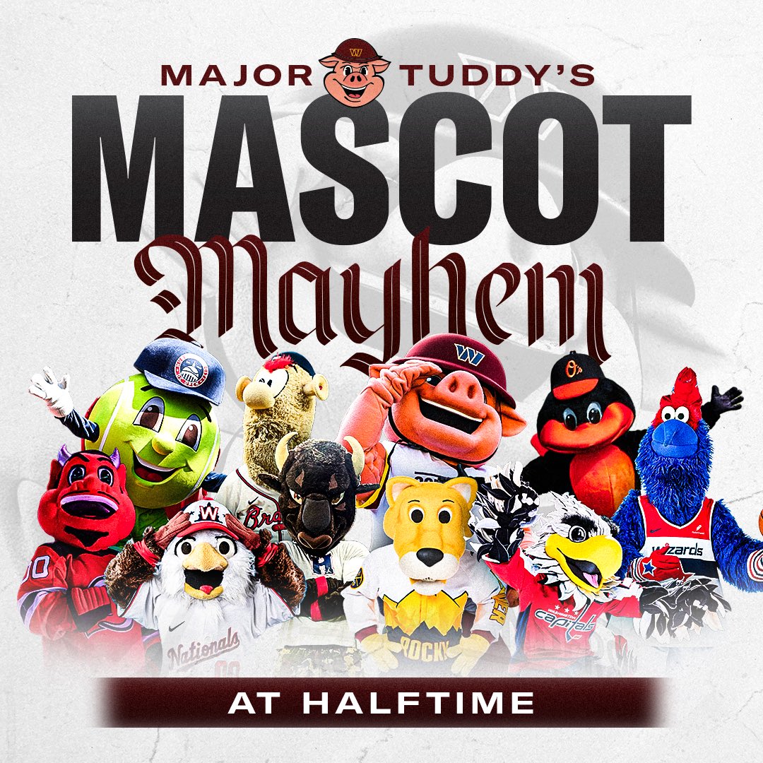 Major Tuddy Mascot Football