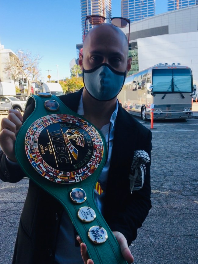 Mike Tyson vs. Roy Jones WBC Belt