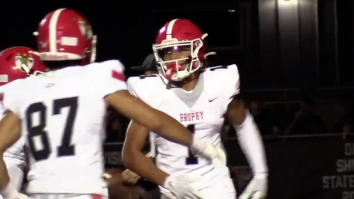 Larry Fitzgerald’s Son Looked Just Like His Dad While Diving Backward For Slick One-Hand Catch
