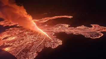 Spectacular Lava Footage Emerges As Icelandic Volcano Erupts For 7th Time This Year