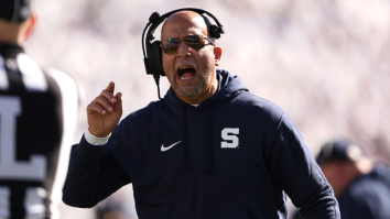 James Franklin Turns Back In Rage To Yell At Heckler While Getting Booed Off Of The Field
