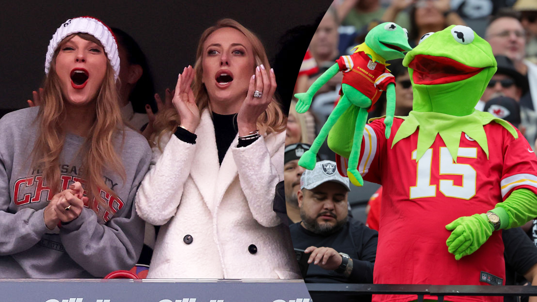 Taylor Swift Brittany Mahomes Kermit Hanged Bills