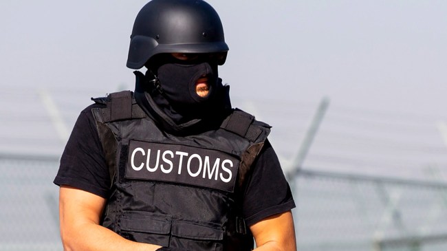 Customs border protection officer Drug enforcement administration special force