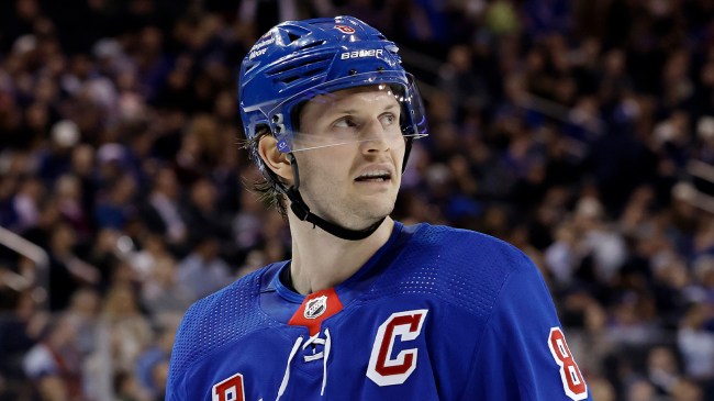 Former Rangers defenseman Jacob Trouba