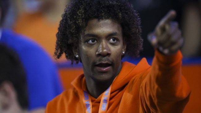 Jaden Rashada at a Florida Gators football game.