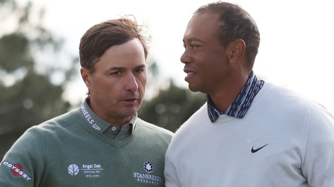 Kevin Kisner and Tiger Woods