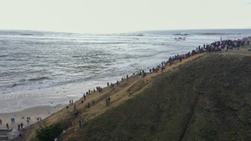 California Surfer Alessandro Slebir Eyeing Potential World Record For Largest Wave Ever Ridden