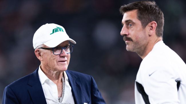 woody johnson and aaron rodgers