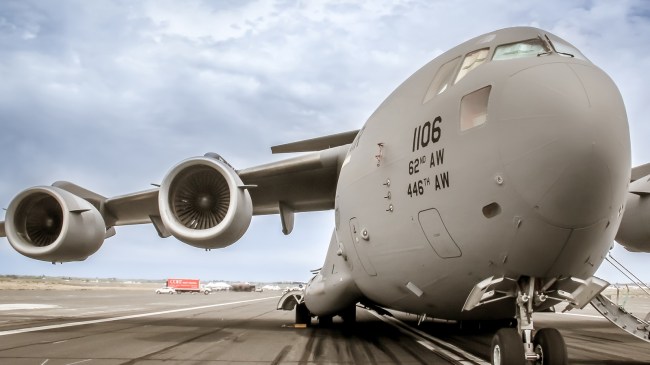 C-17 Globemaster military cargo jet