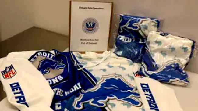 CBP counterfeit Sports Merchandise