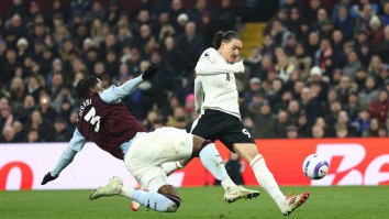 Liverpool Striker Darwin Nunez Completely Misses Open Net From Close Range