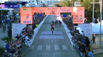 Italian Cyclist Robbed Of Victory After Missed Turn Caused 100+ Riders To Go Completely Wrong Way