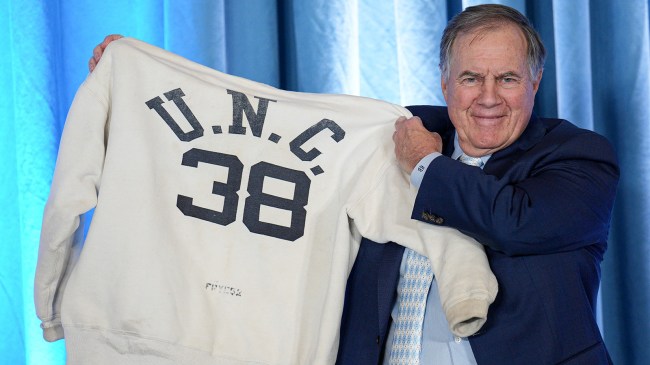 Bill Belichick at UNC introductory press conference