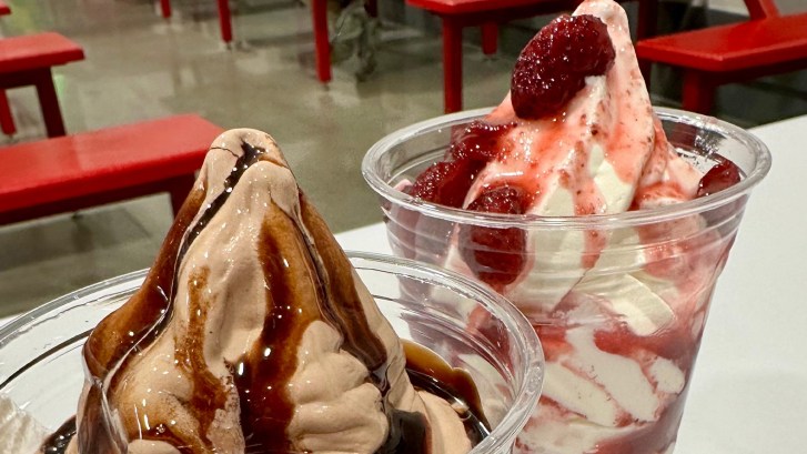 Costco ice cream sundae