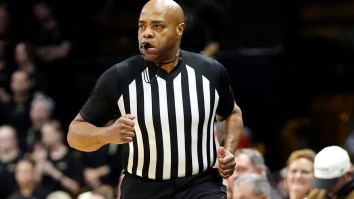 College Basketball Ref Creates Disorder As Accidental Moving Screen Takes Out 2 Illinois Defenders