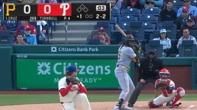 Phillies Pirates poop game scorebug