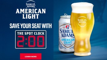 Grabbing A Sam Adams From The Fridge? Save Your Seat On The Couch With ‘The Spot Clock’