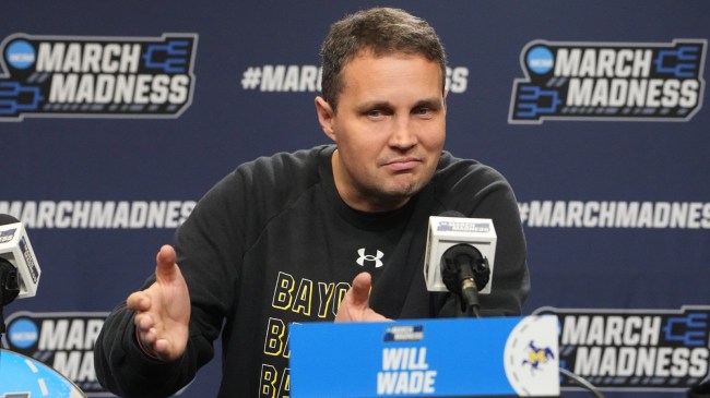 McNeese basketball coach Will Wade at the NCAA Tournament.