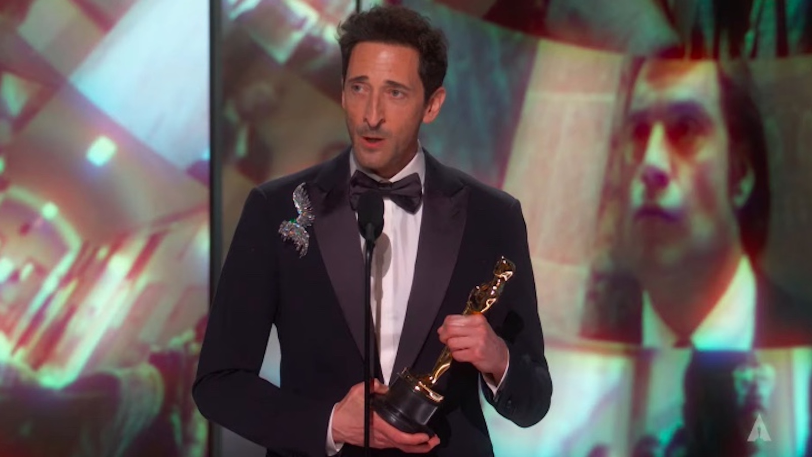 adrien brody ocars speech