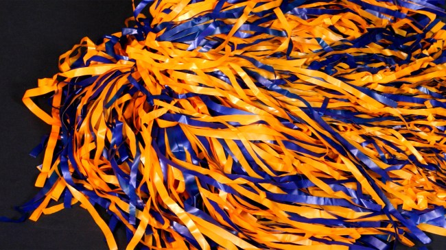 cheerleading pom pom on floor