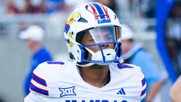 Kansas’ Beefy Freshman QB Showed Up To Spring Practice Looking Shredded After Major Body Transformation