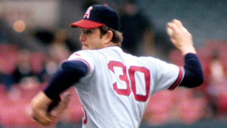 Angels pitcher Nolan Ryan