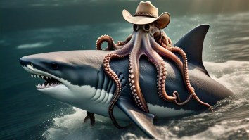Why Aren’t We Talking About The Octopus Riding A Shark More Because ‘Sharktopus’ Is Blowing My Mind