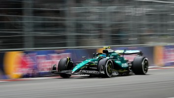 Formula 1 Driver Fernando Alonso Has Steering Wheel Fall Off During Practice Session