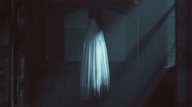 Floating-Ghost-Evil-Spirit-in-Haunted-Mansion