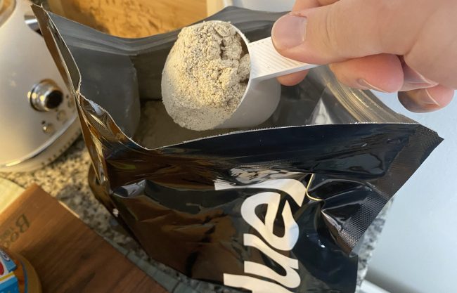 Adding Huel protein to shake