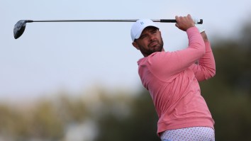Suspended PGA Tour Player Wesley Bryan Looks Like Sad Puppy Dog Watching Event He Was Banned From