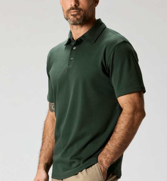 Wills AloeKnit Polo Shirt available at Huckberry