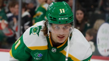 AHL Player Suspended For 10 Games After Sending Ref Flying Into The Boards With A Shove (Video)