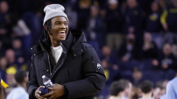 Michigan’s $12 Million QB Uses NIL Deal For Awesome Gesture To High School Security Guard