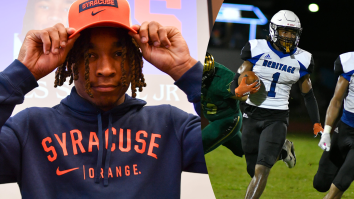 College Football’s New Travis Hunter Is A 16-Year-Old Freshman Who Plays Both Ways For Syracuse
