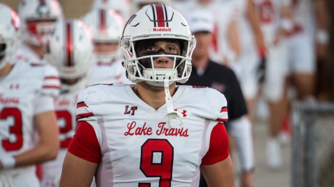 Lake Travis defender Gus Cordova