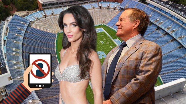 Bill Belichick pictured beside girlfriend Jordon Hudson.