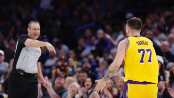 Luka Doncic Ejected In Midst Of Close Lakers Game After Altercation with Fan