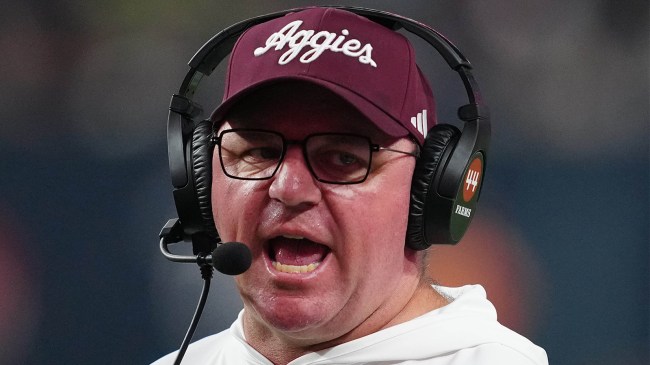 Texas A&M coach Mike Elko
