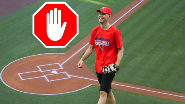Zack Hample at a minor league baseball game.