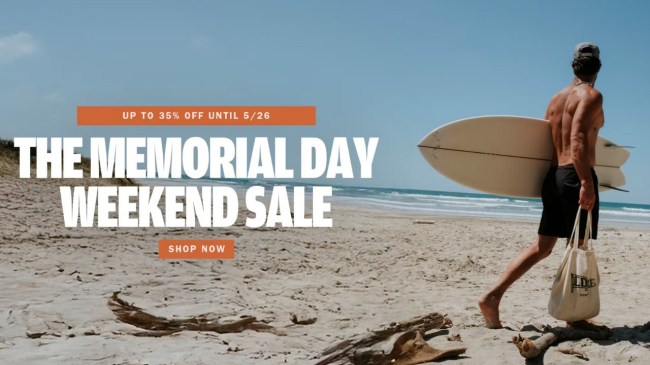 Huckberry Memorial Day Sale