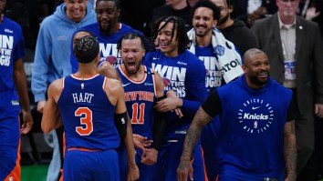Knicks Fans Go Nuts Outside Madison Square Garden After Incredible Road Playoff Comeback In Boston