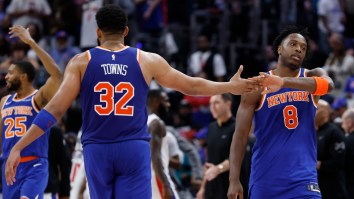 New Video Show Tense Exchange Between Karl-Anthony Towns And OG Anunoby Amid New York Knicks Meltdown