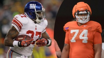 Brandon Jacobs’ 6-Foot-7 Clemson Football Freshman Son Makes NFL Running Back Look Tiny