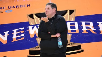 Video Shows Knicks Fans Throwing Trash At ESPN Reporter Brian Windhorst After Series Clinching Win