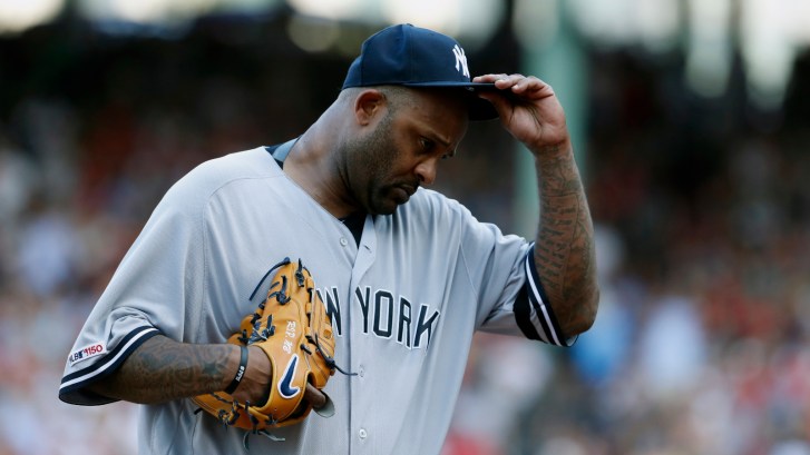 pitcher CC Sabathia of the New York Yankees