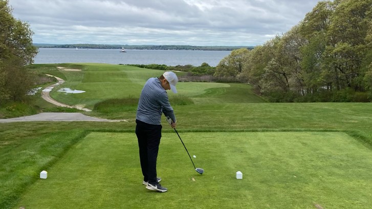 Fishers Island Club golf course at Fishers Island New York